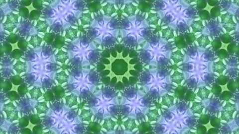 3d abstract ornate decorative background. Hypnotic trendy kaleidoscope. Stock Footage 120791105