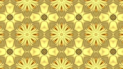 3d abstract ornate decorative background. Hypnotic trendy kaleidoscope. Stock Footage 120926360