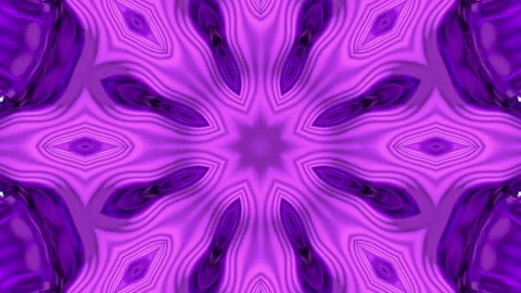 3d abstract ornate decorative background. Hypnotic trendy kaleidoscope. Stock Footage 120926773