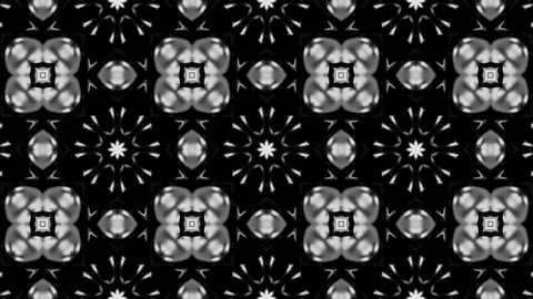3d abstract ornate decorative background. Hypnotic trendy kaleidoscope. Stock Footage 120927324