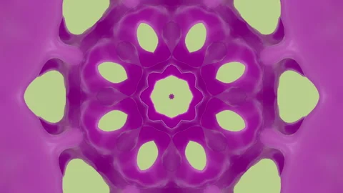 3d abstract ornate decorative background. Hypnotic trendy kaleidoscope. Video stock 121038876