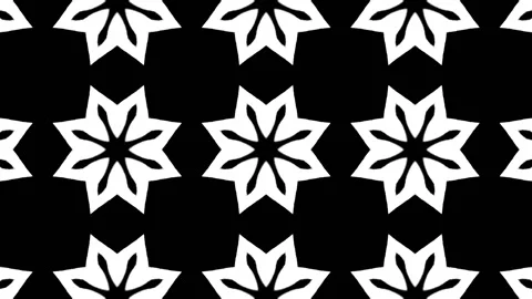 3d abstract ornate decorative background. Hypnotic trendy kaleidoscope. Stock Footage 121039043
