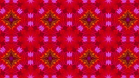 3d abstract ornate decorative background. Hypnotic trendy kaleidoscope. Stock Footage 121092684