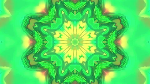 3d abstract ornate decorative background. Hypnotic trendy kaleidoscope. Video stock 121092949