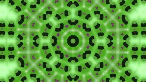 3d abstract ornate decorative background. Hypnotic trendy kaleidoscope. Stock Footage 121689163