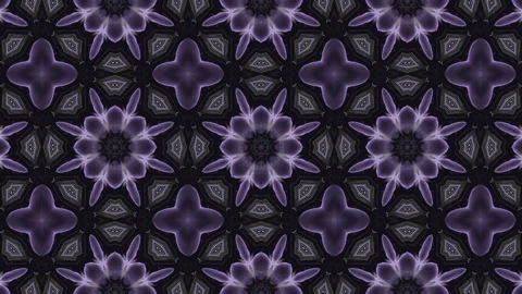 3d abstract ornate decorative background. Hypnotic trendy kaleidoscope. Stock Footage 121875604