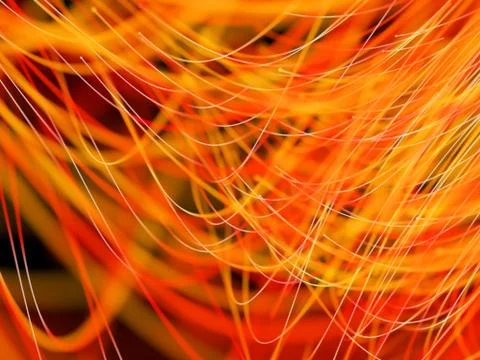 3D Abstract Particles Stock Illustration