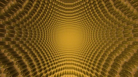 3D Abstract Pattern Orange Scales Loop Stock Footage 83873232