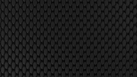 3D Abstract premium Geometric Pattern. Metallic scales black background. Render  Stock Illustration