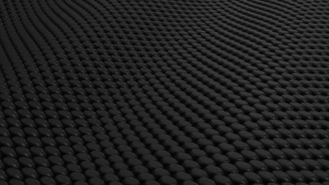 3D Abstract premium Geometric Pattern. Metallic scales black background. Render  Stock Illustration