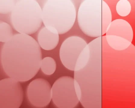 3D Abstract Pulsating Circles in Red Loop Video stock 8944910