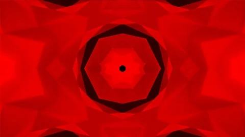 3D Abstract Red Fractal 動画素材 107154237