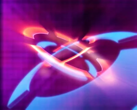 3D Abstract Red or Blue Button Loop Stock Footage 8944729
