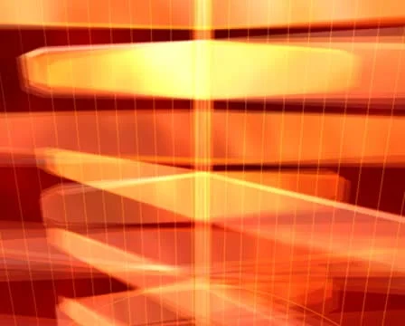 3D Abstract Red Spinning Planks Loop Stock Footage 8945005