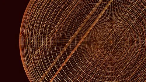 3D Abstract Render, Modern Background Design Stock Illustration