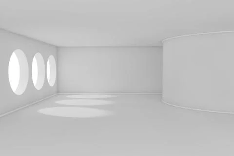 3d abstract room Stock Illustration