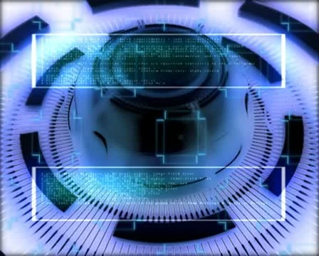 3D Abstract Rotating Elements Loop 库存影片 8944890