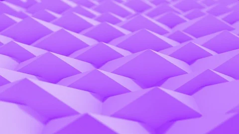 3D abstract set of different colors shapes pyramid background. 4K computer rende Stock-Footage 105637106