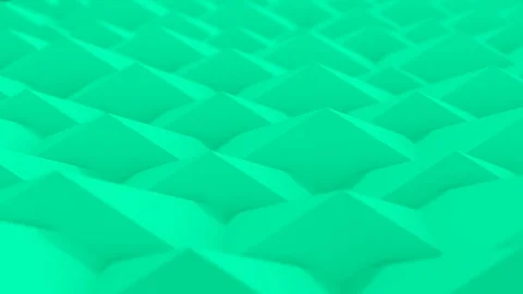 3D abstract set of different colors shapes pyramid background. 4K computer rende Stock-Footage 105642122