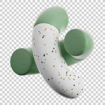 3d Abstract Shape Stock Illustration