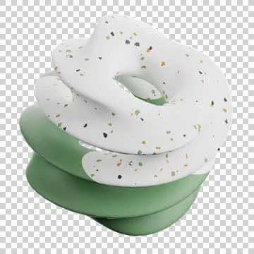 3d Abstract Shape Stock Illustration