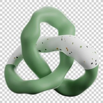 3d Abstract Shape Stock Illustration