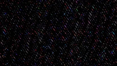 3D Abstract shining bright lines set wave,dots colorful, black background 스톡 동영상 229931460