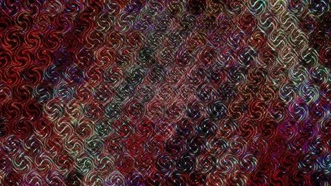 3D Abstract shining bright lines set wave,dots colorful, black background Video stock 237832136