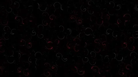 3D Abstract shining bright lines set wave,dots colorful, black background Stock-Footage 247450909