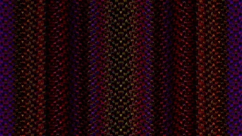 3D Abstract shining bright lines set wave,dots colorful, black background Video stock 247829572