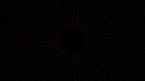 3D Abstract shining bright lines set wave,dots colorful, black background Video stock 247960401