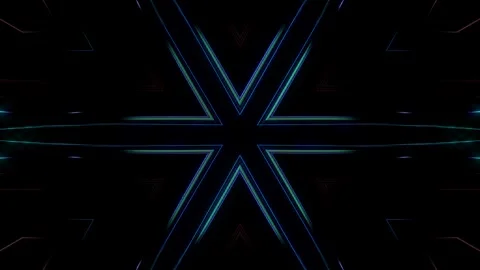 3D Abstract shining bright lines set wave,dots colorful, black background 스톡 동영상 248224545