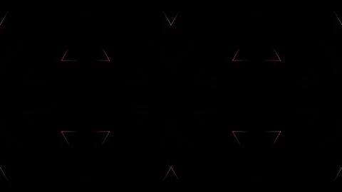 3D Abstract shining bright lines set wave,dots colorful, black background Stock Footage 248225499