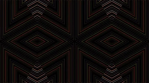 3D Abstract shining bright lines set wave,dots colorful, black background Stock Footage 248298138