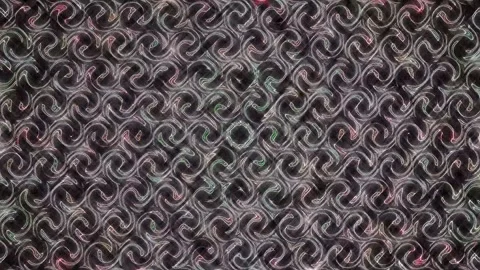 3D Abstract shining bright lines set wave,dots colorful, black background Video stock 258660450