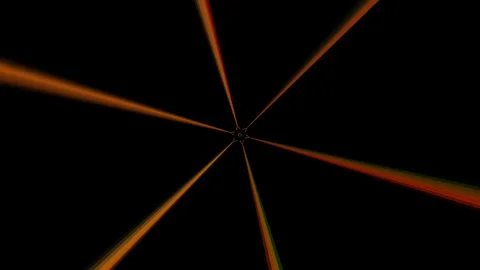 3D Abstract shining bright lines set wave,dots colorful, black background Stock Footage 259334189
