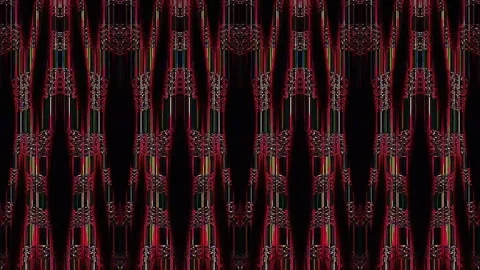 3D Abstract shining bright lines set wave,dots colorful, black background 스톡 동영상 262986559