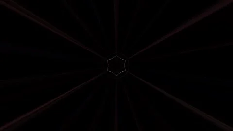 3D Abstract shining bright lines set wave,dots colorful, black background Stock Footage 264977622