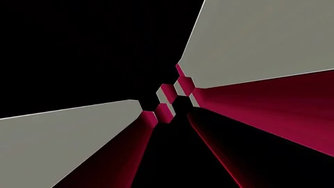 3D Abstract shining bright lines set wave,dots colorful, black background Stock-Footage 265863766