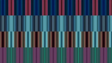 3D Abstract shining bright lines set wave,dots colorful, black background Stock-Footage 275288759