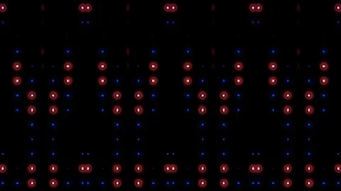 3D Abstract shining bright lines set wave,dots colorful, black background Stock-Footage 294189117