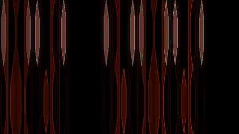3D Abstract shining bright lines set wave,dots colorful, black background Stock-Footage 298032598