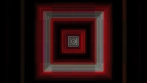 3D Abstract shining bright lines set wave,dots colorful, black background Stock Footage 298223866