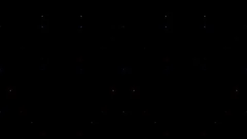 3D Abstract shining bright lines set wave,dots colorful, black background Stock-Footage 300370877