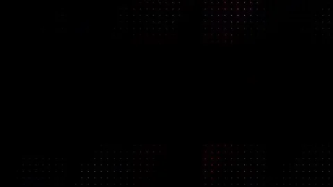 3D Abstract shining bright lines set wave,dots colorful, black background Video stock 300424384