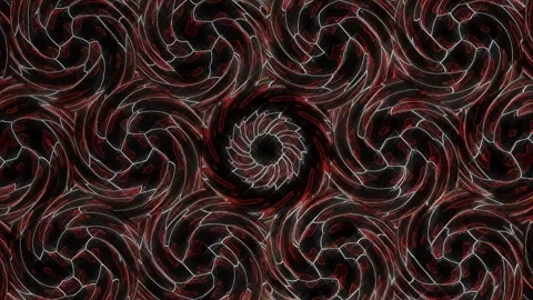 3D Abstract shining bright lines set wave,dots colorful, black background Video stock 304814866