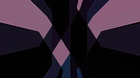 3D Abstract shining bright lines set wave,dots colorful, black background Stock Footage 304909406