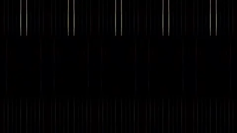 3D Abstract shining bright lines set wave,dots colorful, black background Video stock 308324105