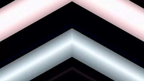 3D Abstract shining bright lines set wave,dots colorful, black background Stock-Footage 328240847