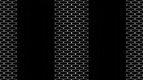 3D Abstract shining bright lines set wave,dots colorful, black background 動画素材 328241400